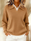 Rita | Camisola com decote em V e gola