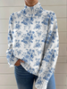 Faith — Camisola de gola subida com padrão floral