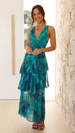 Vestido Longo Elegante feminino
