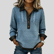 Josselyn — Camisola com gola de camisa e botões