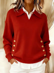 Rita | Camisola com decote em V e gola