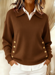 Rita | Camisola com decote em V e gola